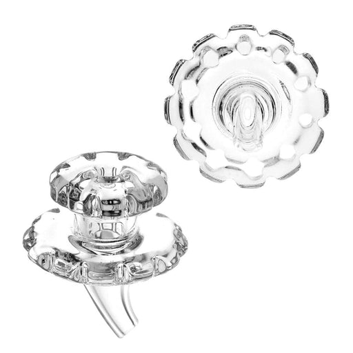 Glass Gear Carb Cap - 30mm / Clear - Toker Supply
