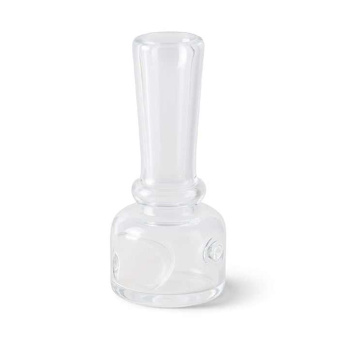 GLASS HAND PIPE WITH ELECTRIC PLATING - Toker Supply
