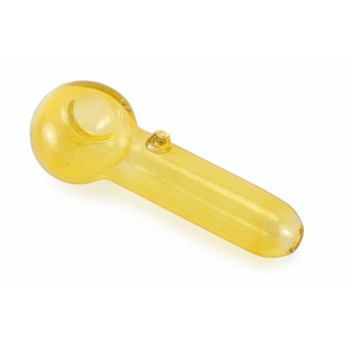 GLASS HAND PIPE WITH SILVER FUMED - Toker Supply