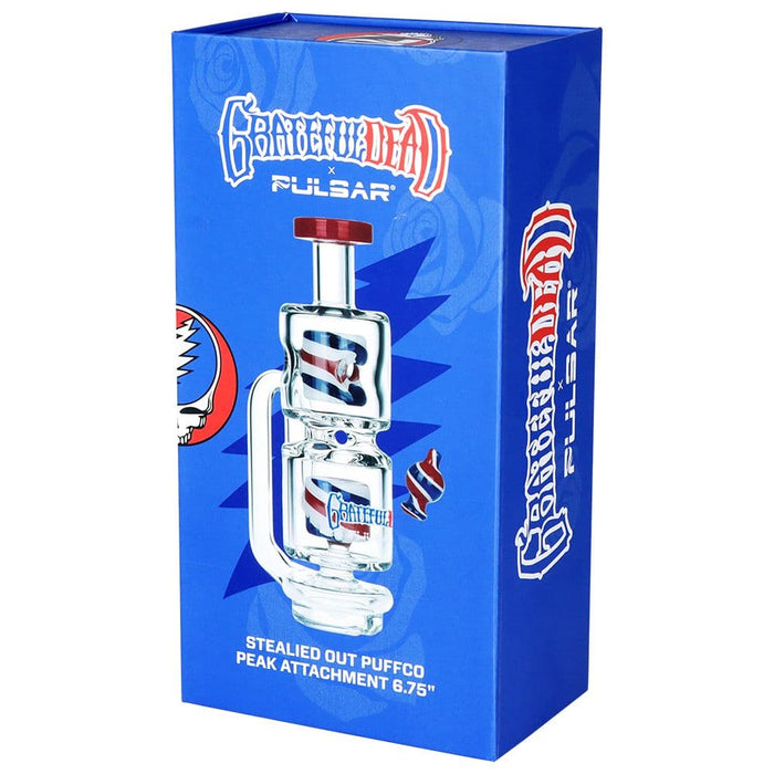 Grateful Dead Stealied Out Attachment for Puffco Peak - 6.75" - Toker Supply
