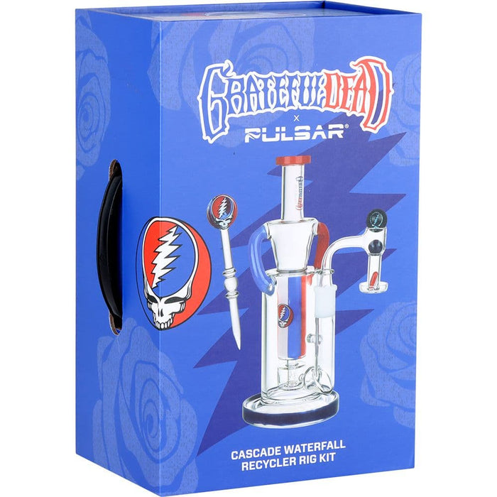 Grateful Dead x Pulsar Cascade Waterfall Recycler Rig Set - 9" / 14mm F - Toker Supply