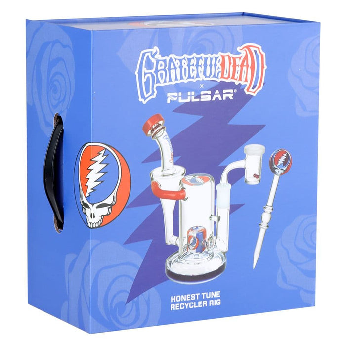 Grateful Dead x Pulsar Honest Tune Recycler Rig Set - 8.5" / 14mm F - Toker Supply