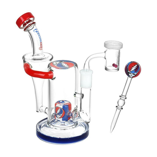 Grateful Dead x Pulsar Honest Tune Recycler Rig Set - 8.5" / 14mm F - Toker Supply
