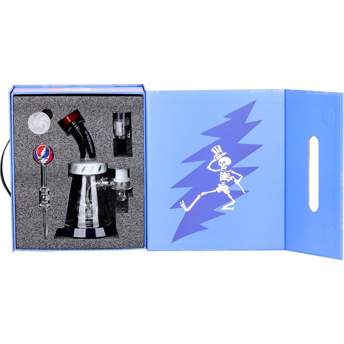 Grateful Dead x Pulsar Lightning Bell Dab Rig Set - 7.5" / 14mm F - Toker Supply