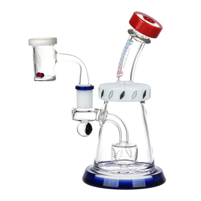 Grateful Dead x Pulsar Lightning Bell Dab Rig Set - 7.5" / 14mm F - Toker Supply