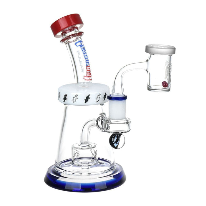 Grateful Dead x Pulsar Lightning Bell Dab Rig Set - 7.5" / 14mm F - Toker Supply