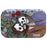 Grateful Dead x Pulsar Magnetic Rolling Tray Lid - Flower Couple / 11" x 7" - Toker Supply