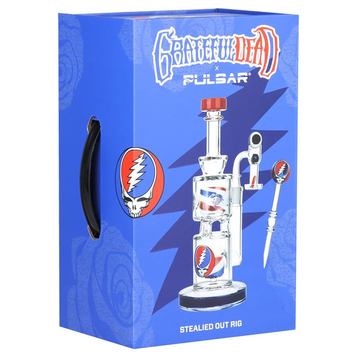Grateful Dead x Pulsar Stealied Out Dab Rig Set - 9" / 14mm F - Toker Supply