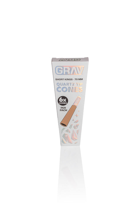 GRAV® Short Kings Quartz Tip Cones - Toker Supply