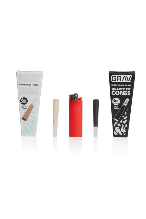 GRAV® Short Kings Quartz Tip Cones - Toker Supply