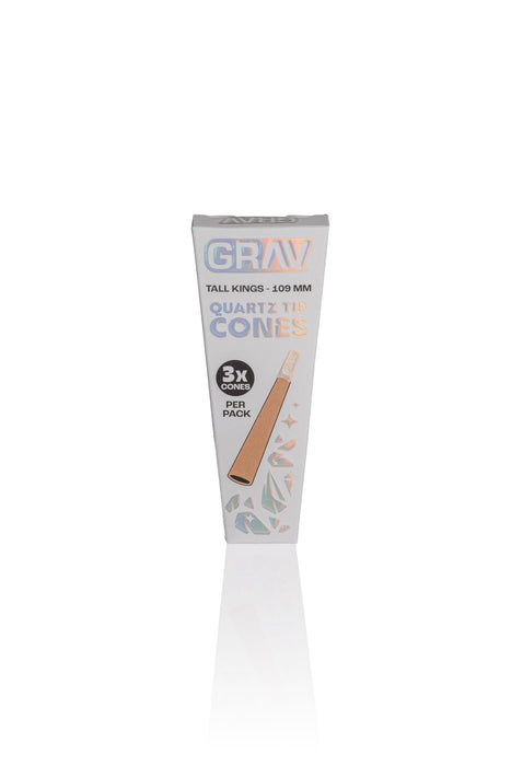 GRAV® Tall Kings Quartz Tip Cones - Toker Supply