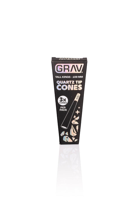 GRAV® Tall Kings Quartz Tip Cones - Toker Supply
