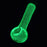 Green Glow In Dark Glass Spoon Pipe - 3.75" - Toker Supply