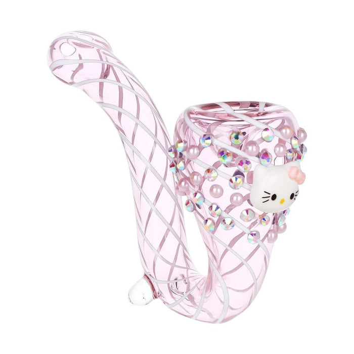 Greetings Hello Kitty Sherlock Glass Pipe - 5.25" - Toker Supply