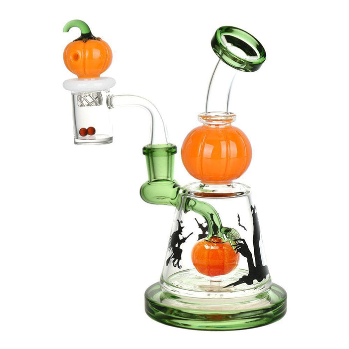 Halloween Ball Glass Dab Rig Set - 6.75" / 14mm F - Toker Supply