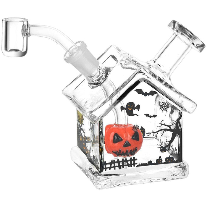 Halloween House Glass Dab Rig - 4.5" / 14mm F - Toker Supply