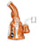 Haunted Gourd Enamel on glow in the dark Glass Dab Rig - 7" - Toker Supply