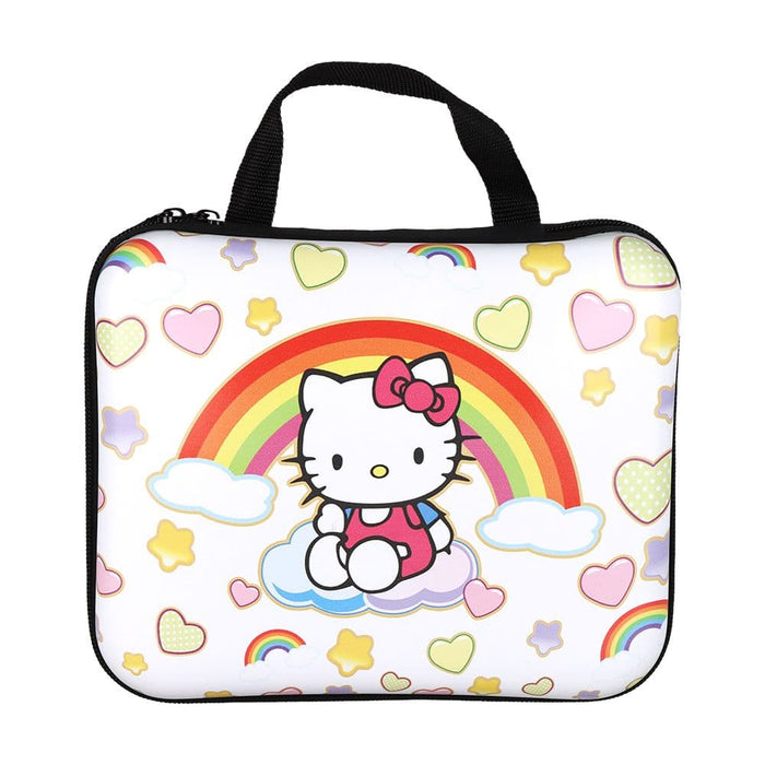 Hello Kitty Juicebox Glass Water Pipe Smoker's Travel Kit - 7" / 14mm F / Rainbow Kitty - Toker Supply