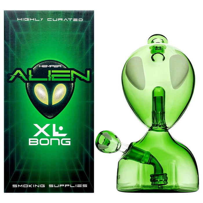 Hemper Alien Glass Water Pipe | 14mm F - Toker Supply