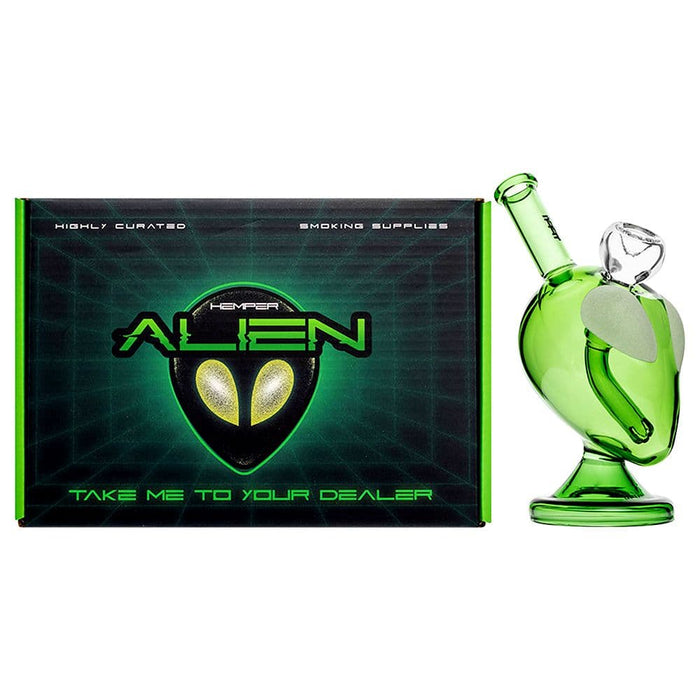 Hemper Alien Glass Water Pipe | 14mm F - Toker Supply