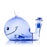 HEMPER- Blue Whale XL Bong 6.25" - Toker Supply