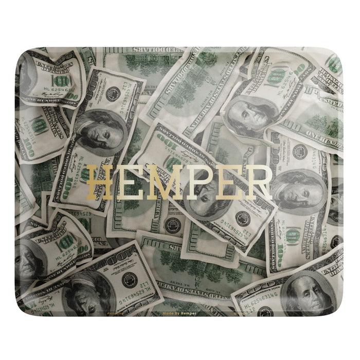 HEMPER  - It's Money Rolling Tray - Toker Supply