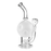 HEMPER -  Moon Inline Sand Blasted Bong - Toker Supply