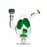 HEMPER - Spotted Egg Bong 7" - Toker Supply