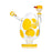 HEMPER - Spotted Egg XL Bong 9" - Toker Supply
