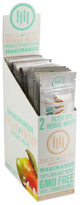 High Hemp Organic CBD Wraps - 2pknc - Toker Supply