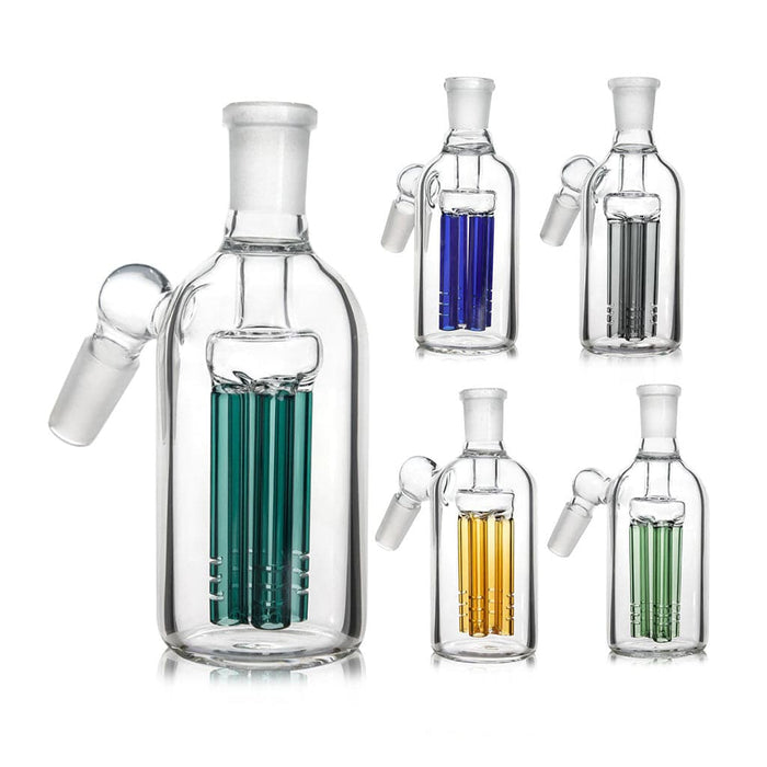 HITTN 4 ARM TREE PERC GLASS ASH CATCHER - Toker Supply
