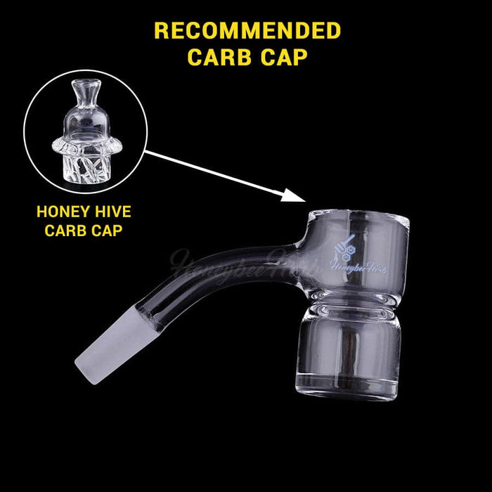 HONEY BEVEL SPLASH BUCKET QUARTZ BANGER - 45° DEGREE | BL - Toker Supply