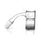 HONEY BEVEL SPLASH BUCKET QUARTZ BANGER - 45° DEGREE | BL - Toker Supply