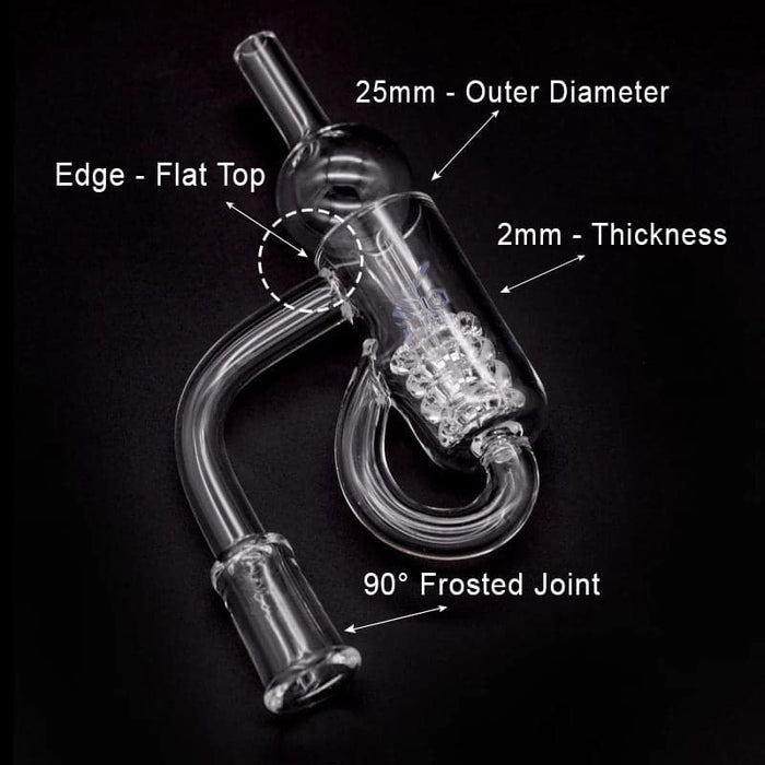 HONEY RECYCLER QUARTZ BANGER | YL - Toker Supply