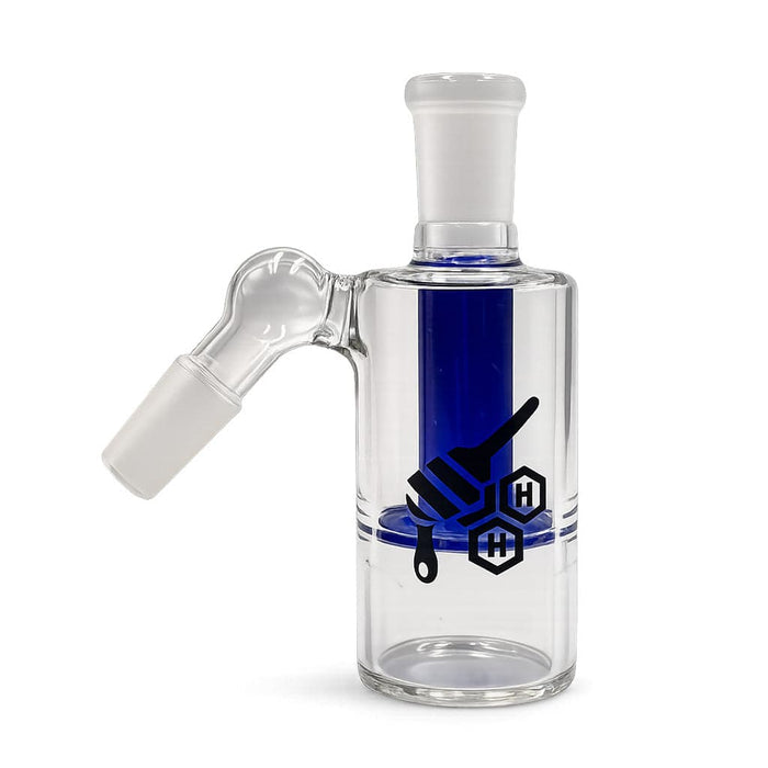 HONEYBEE HERB CORE CYLINDER DISC PERC GLASS ASH CATCHER - Toker Supply