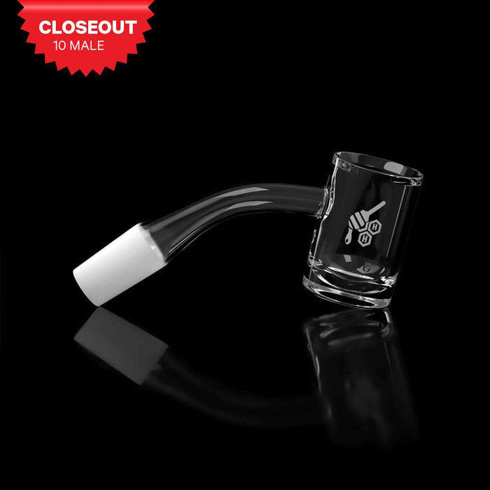 Honeybee Herb Honey Quartz Banger - 45° DEGREE | YL - Toker Supply