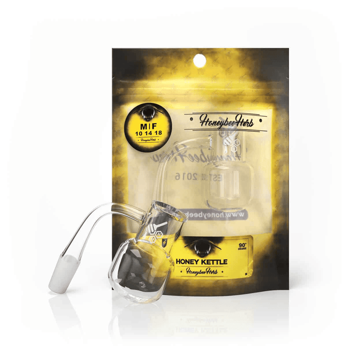 Honeybee Herb Quartz Kettle Banger - 90° - Toker Supply