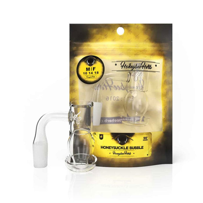 HONEYSUCKLE BUBBLE QUARTZ BANGER - 90° DEGREE | YL - Toker Supply