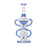 Human Grade 10.25" Straight Recycler Glass Water Pipe - Toker Supply