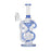 Human Grade 10.25" Straight Recycler Glass Water Pipe - Toker Supply