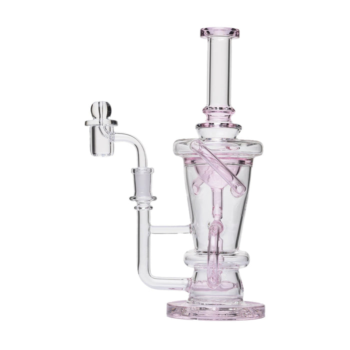 Human Grade 10.25" Straight Recycler Glass Water Pipe - Toker Supply