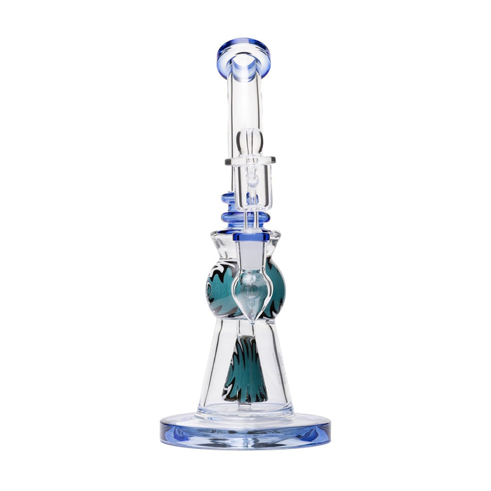 Human Grade 10" Mini Gumball Rig Glass Water Pipe - Toker Supply