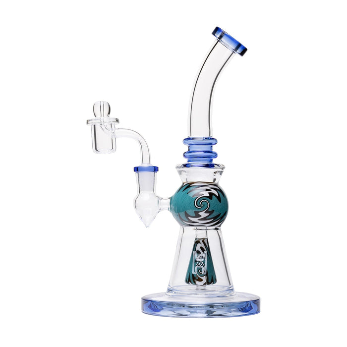 Human Grade 10" Mini Gumball Rig Glass Water Pipe - Toker Supply