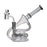 Human Grade 7.5" Recycler 45 (Triple Marble) Glass Rig - Toker Supply