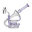 Human Grade 7.5" Recycler 45 (Triple Marble) Glass Rig - Toker Supply