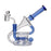 Human Grade 7.5" Recycler 45 (Triple Marble) Glass Rig - Toker Supply