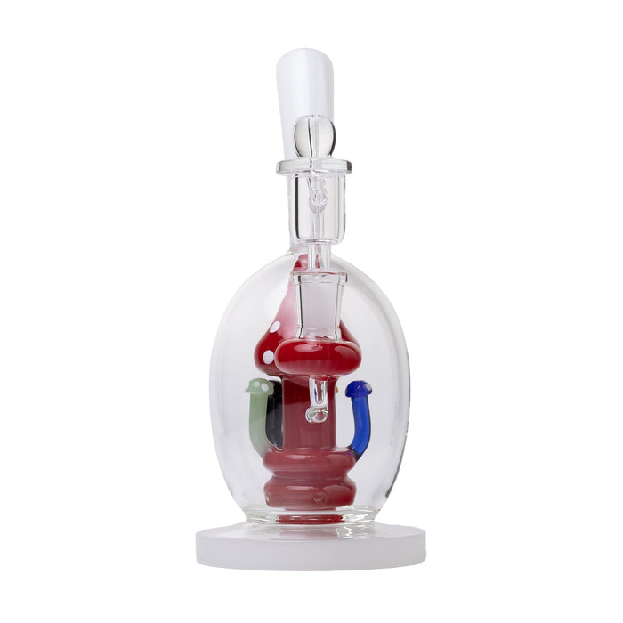 Human Grade Mushroom Globe Glass Rig - Toker Supply