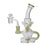Human Grade Stubby Klein Glass Recycler Rig Water Pipe - Toker Supply