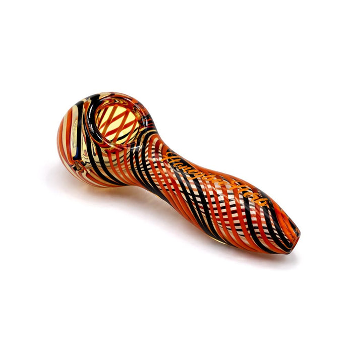 INSIDE OUT LINEWORK SWIRL HAND PIPE SPOON - Toker Supply