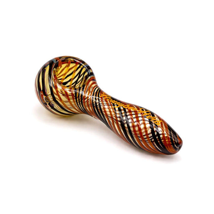 INSIDE OUT LINEWORK SWIRL HAND PIPE SPOON - Toker Supply